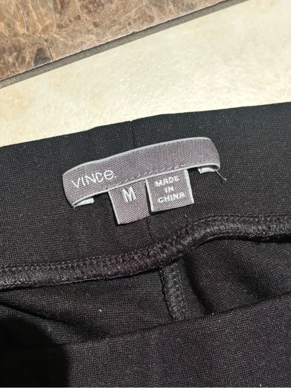 VINCE Black Full-Length Leggings - Picture 3 of 3